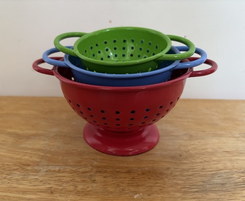 Mini nested metal enamelware - nested,
